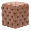 Pacini & Cappellini Ottomans & Poufs<Cloud Capitonné Leather Pouf