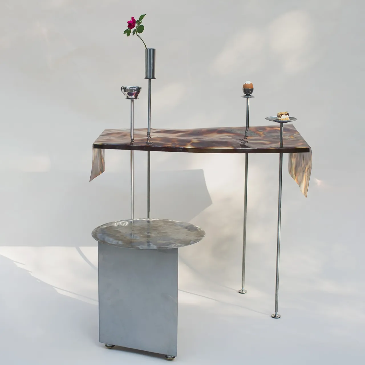 M'AMA Interni + di Federica Zama Stools<Cloud Stainless Steel Dancing Stool