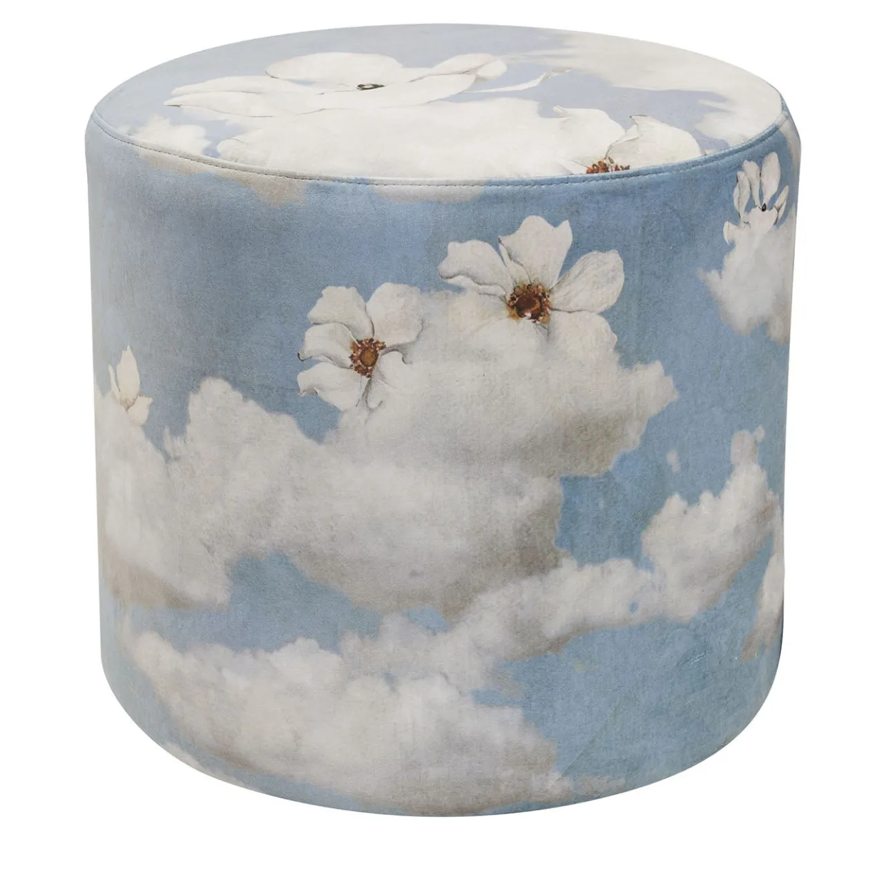 Instabilelab Ottomans & Poufs<Clouds & Flowers Round Pouf