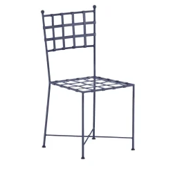 Dante Negro Outdoor Chairs & Stools<Club Blue Wrought Iron Chair