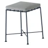 Dante Negro Outdoor Chairs & Stools<Club Blue Wrought Iron Stool