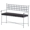 Dante Negro Outdoor Sofas & Benches<Club Slate-Blue Wrought Iron Bench
