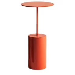 My Home Side Tables<Cocktail Round Orange Side Table by Angeletti Ruzza