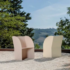 Marco Ripa Outdoor Armchairs<Coimbra 01 Beige Aluminum Outdoor Armchair