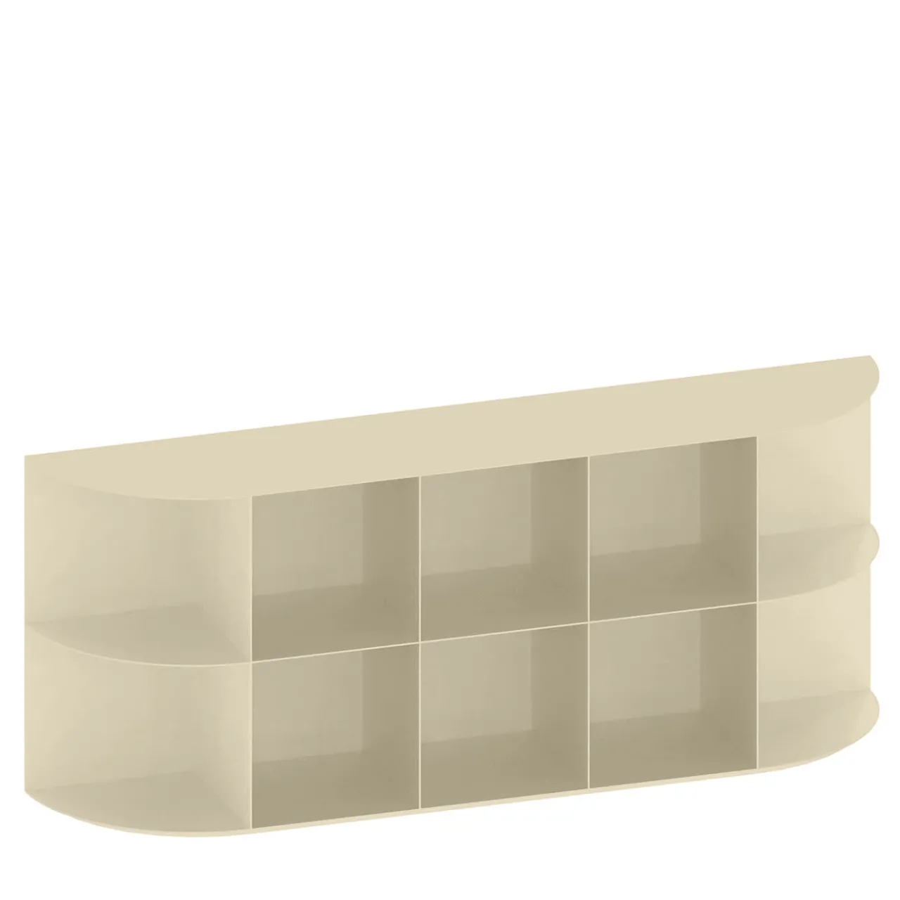 Marco Ripa Other Outdoor Furniture<Coimbra 03 Beige Aluminum Outdoor Bookcase