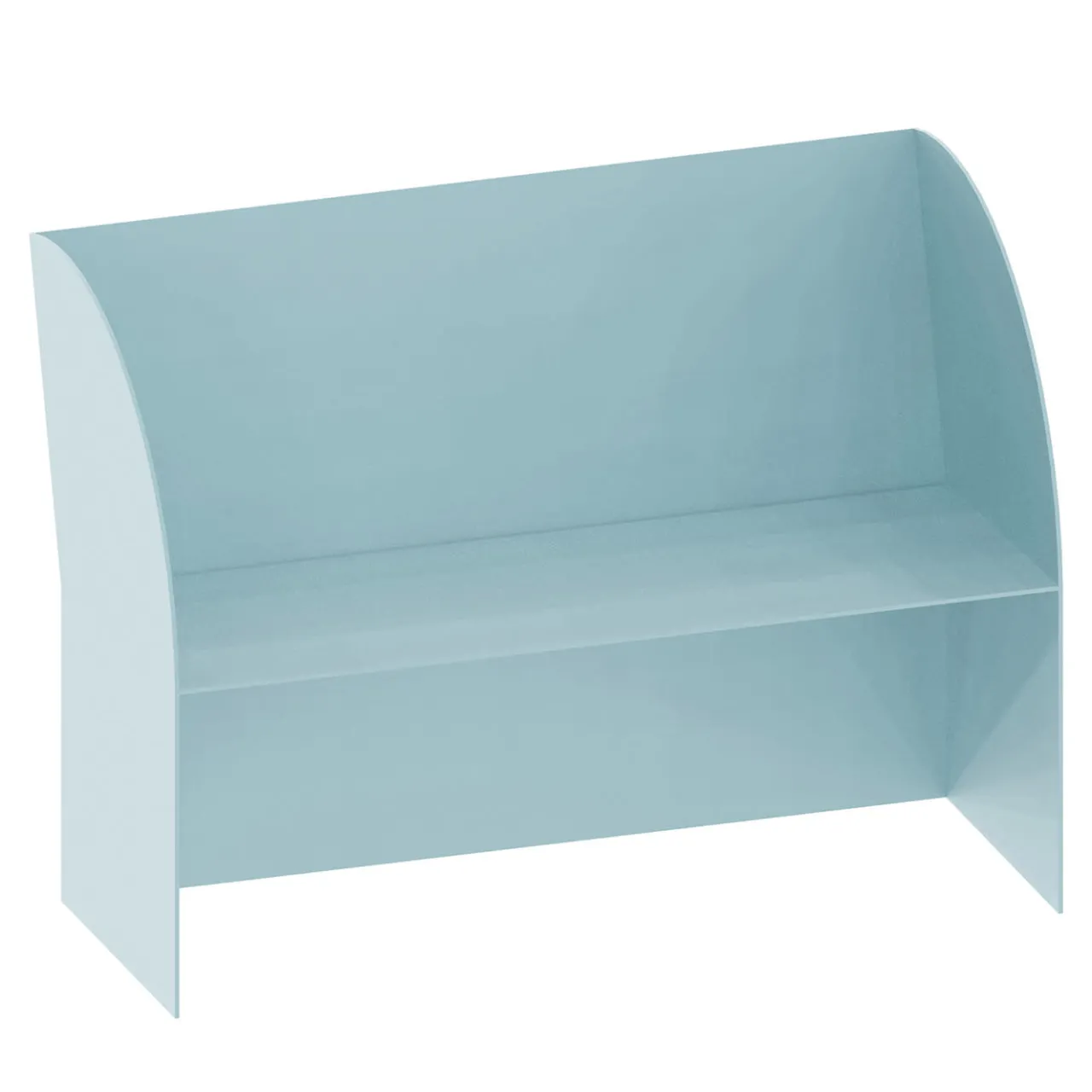 Marco Ripa Outdoor Sofas & Benches<Coimbra 02 Light Blue Aluminum Outdoor Bench