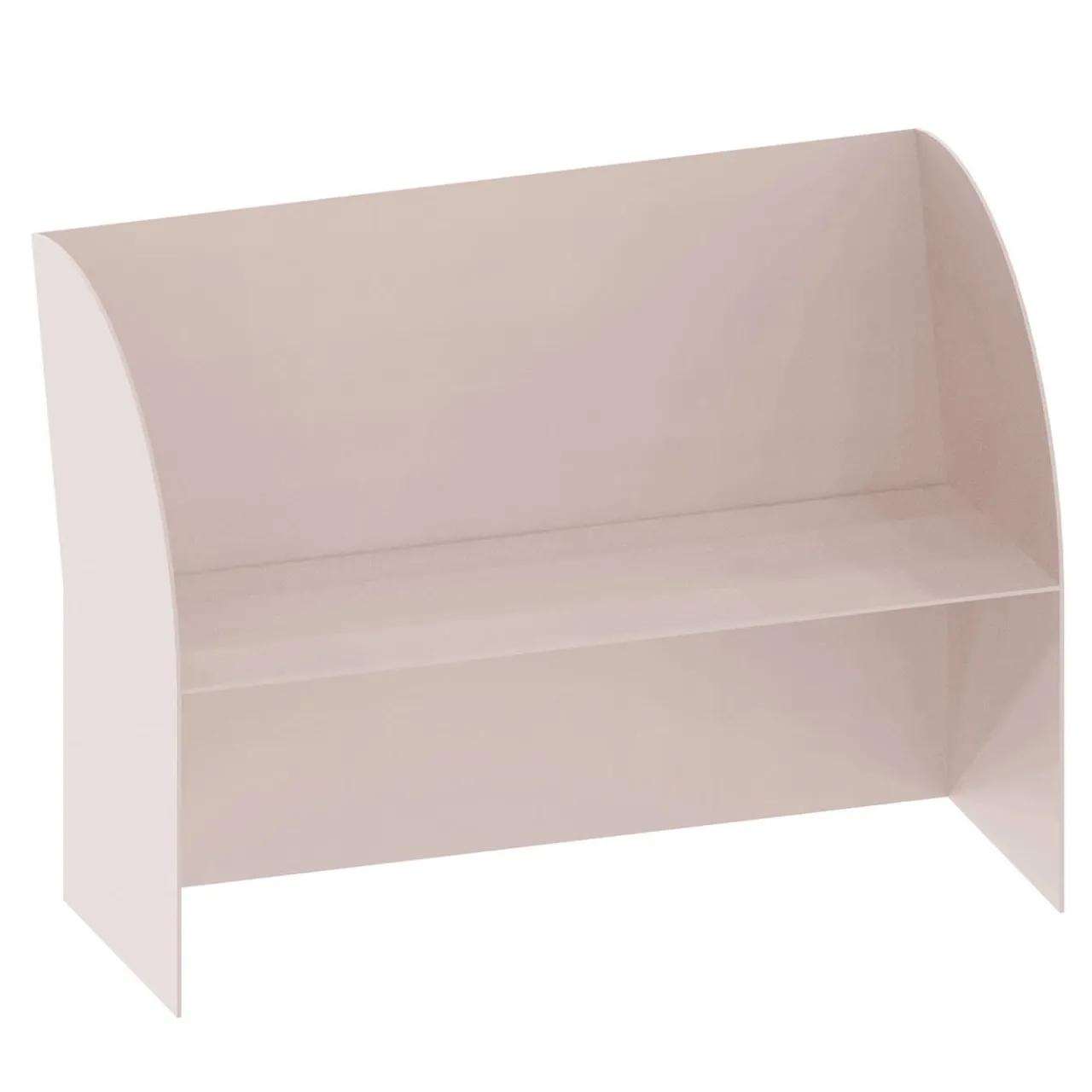 Marco Ripa Outdoor Sofas & Benches<Coimbra 02 Pink Aluminum Outdoor Bench