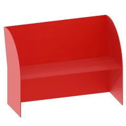 Marco Ripa Outdoor Sofas & Benches<Coimbra 02 Red Aluminum Outdoor Bench