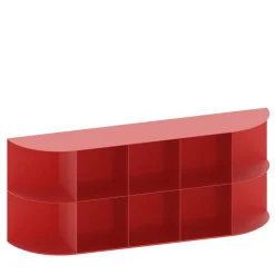 Marco Ripa Other Outdoor Furniture<Coimbra 03 Red Aluminum Outdoor Bookcase