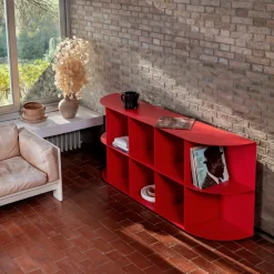 Marco Ripa Other Outdoor Furniture<Coimbra 03 Red Aluminum Outdoor Bookcase