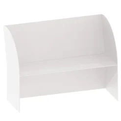Marco Ripa Outdoor Sofas & Benches<Coimbra 02 White Aluminium Outdoor Bench