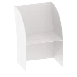 Marco Ripa Outdoor Armchairs<Coimbra 01 White Aluminum Outdoor Armchair