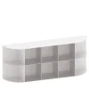 Marco Ripa Other Outdoor Furniture<Coimbra 03 White Aluminum Outdoor Bookcase