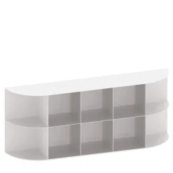 Marco Ripa Other Outdoor Furniture<Coimbra 03 White Aluminum Outdoor Bookcase