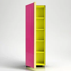Filippo Carandini Cabinets<Column 01 Set of 4 Red Cupboards