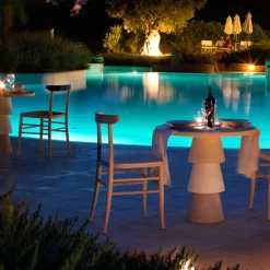 Pimar Limestone Side Tables<Com Side Table