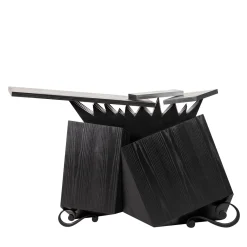 Paolo Pallucco Sideboards Buffets<Conforme Al Plastico Black Lacquered Oak Sideboard