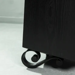 Paolo Pallucco Sideboards Buffets<Conforme Al Plastico Black Lacquered Oak Sideboard