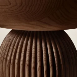 Dale Italia Side Tables<Convesso Brown Ash Side Table