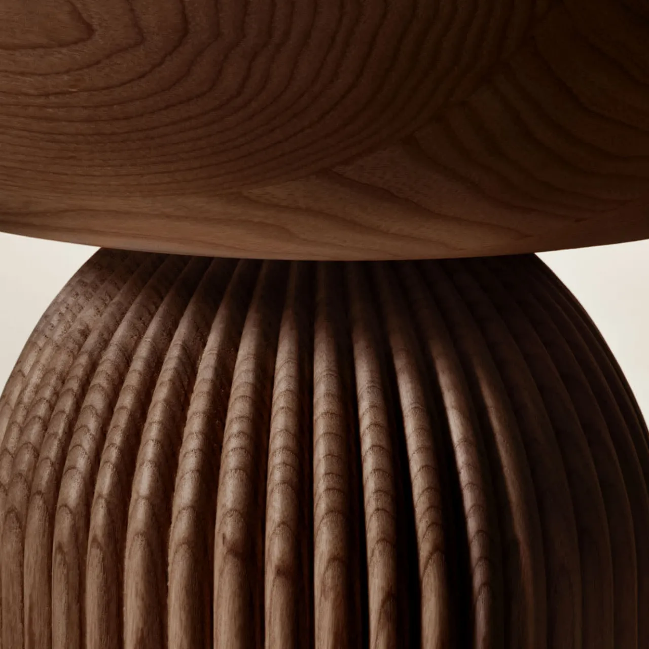 Dale Italia Side Tables<Convesso Brown Ash Side Table