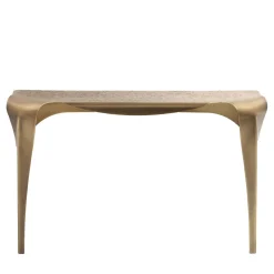 De Castelli Consoles<Convivium Gold Brass DeErosion Console by Nikita Bettoni