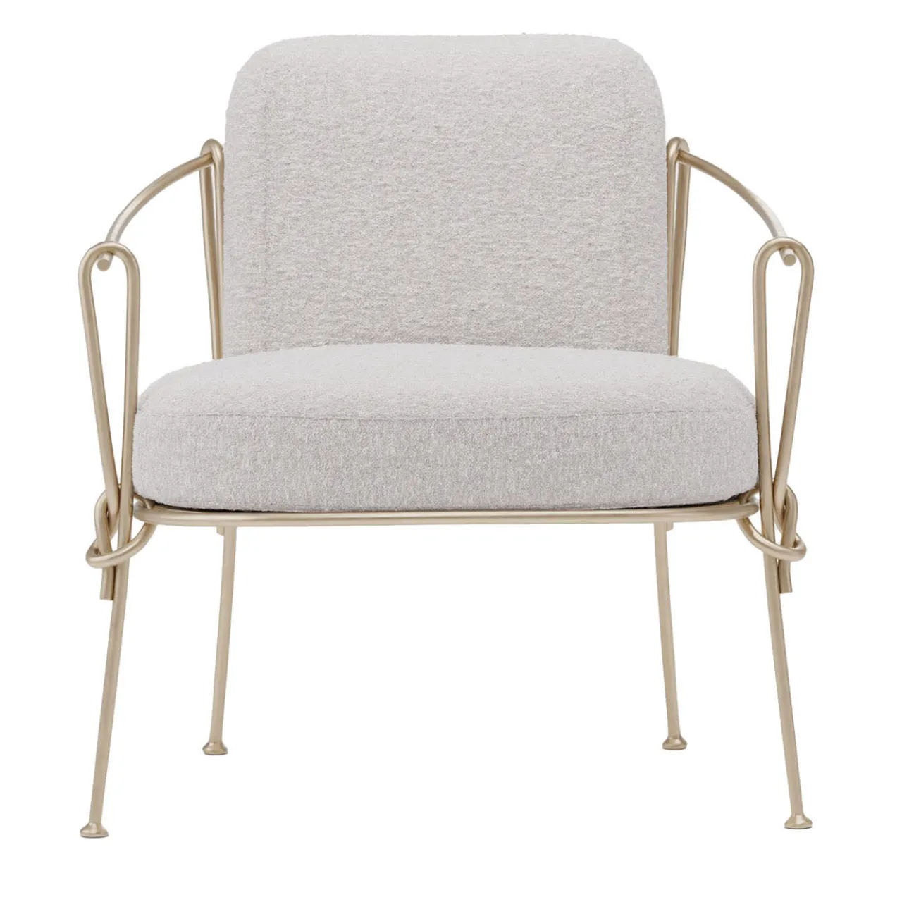Dante Negro Outdoor Armchairs<Corda Champagne Iron Outdoor Armchair by Zanellato&Bortotto