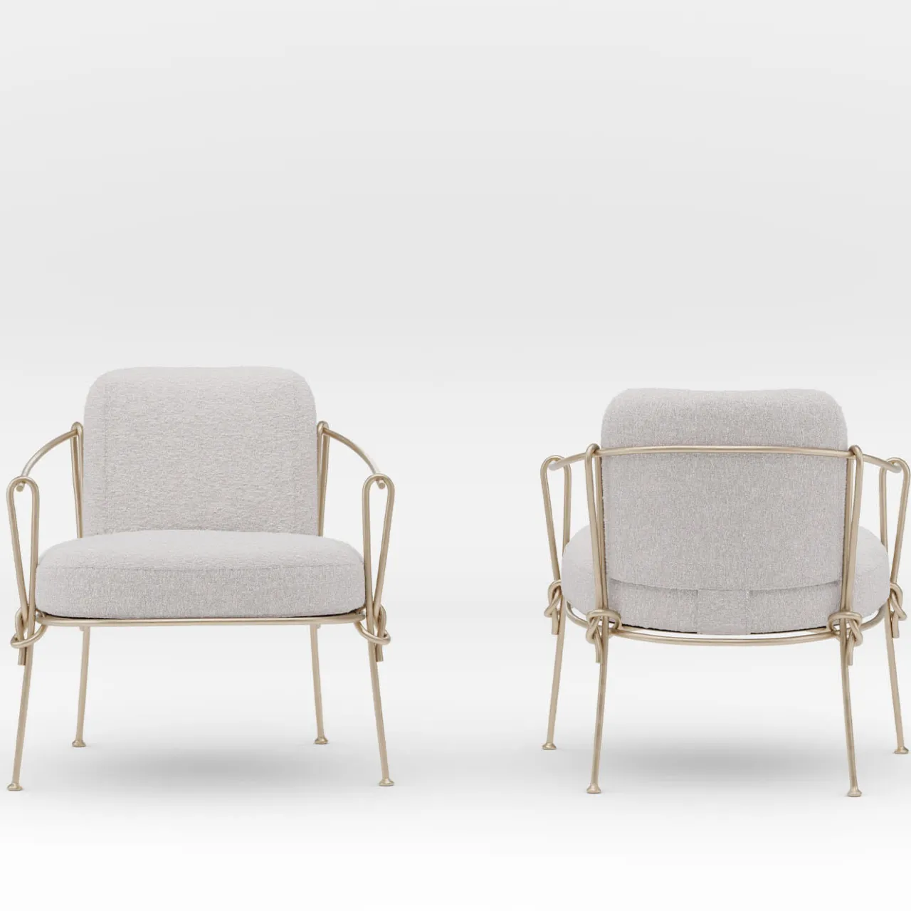 Dante Negro Outdoor Armchairs<Corda Champagne Iron Outdoor Armchair by Zanellato&Bortotto