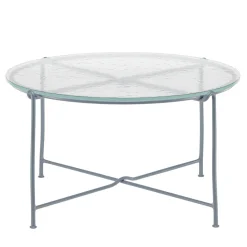 Dante Negro Outdoor Dining Tables<Corda Plumbeo Round Glass Top Outdoor Dining Table by Zanellato&Bortotto