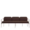 Dante Negro Outdoor Sofas & Benches<CORDA 3-Seater Brown Iron Outdoor Sofa by Zanellato&Bortotto