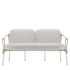Dante Negro Outdoor Sofas & Benches<Corda Two-Seat Champagne Iron Outdoor Sofa by Zanellato&Bortotto