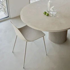 Opinion Ciatti Dining Tables<Corkcrete Beige Aluminum Dining Table