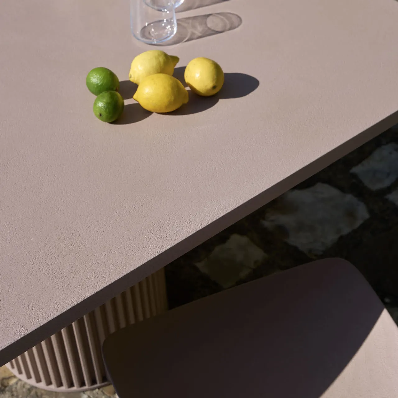 Opinion Ciatti Bistro Tables<Corkcrete Taupe Aluminum Bistro Table