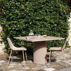 Opinion Ciatti Bistro Tables<Corkcrete Taupe Aluminum Bistro Table