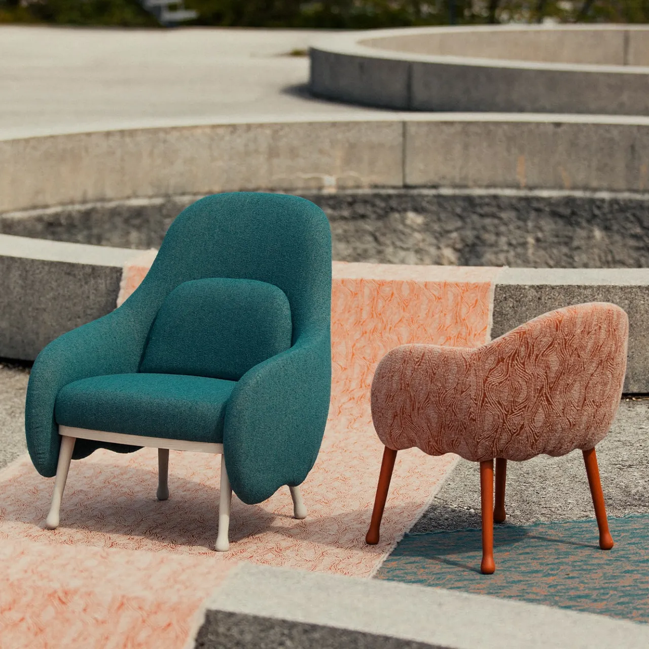 Billiani 1911 Armchairs<Corolla 272 Green Armchair by Cristina Celestino