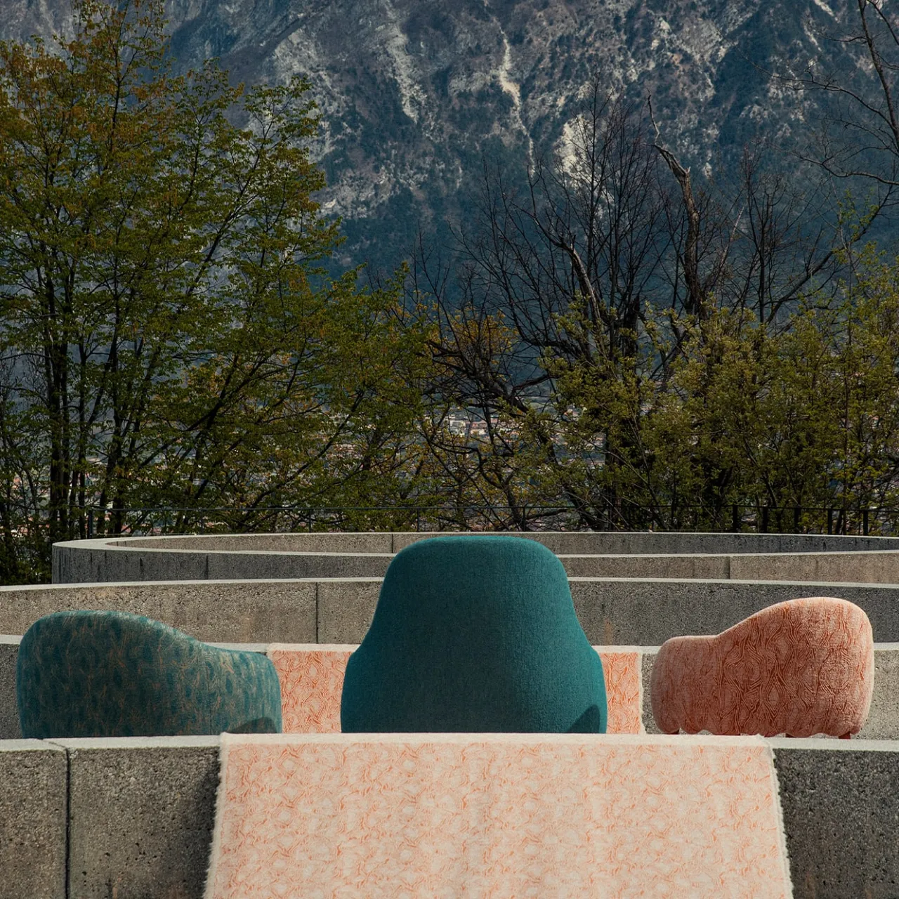 Billiani 1911 Armchairs<Corolla 272 Green Armchair by Cristina Celestino