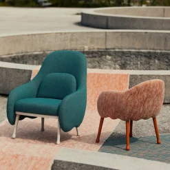 Billiani 1911 Armchairs<Corolla 270 Orange Armchair by Cristina Celestino