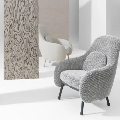 Billiani 1911 Armchairs<Corolla 272 White Armchair by Cristina Celestino