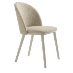 Billiani 1911 Chairs<Cortina 860 Beige Curved Chair by Fabrizio Gallinaro