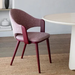 Billiani 1911 Chairs<Cortina 860 Purple Red Chair By Fabrizio Gallinaro