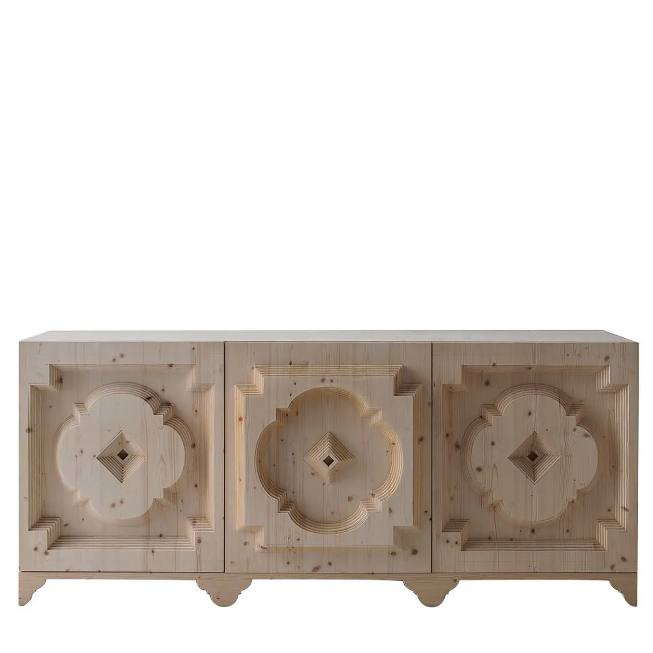 Bottos Design Italia by Sebastiano Bottos Sideboards Buffets<Cortina Wood Sideboard