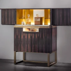 Arcahorn Bar Cabinets<Cosmopolitan Cabinet Bar with Fridge