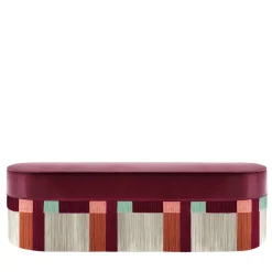 Lorenza Bozzoli Couture Benches<Couture Geometric Wien Polychrome Bench #4