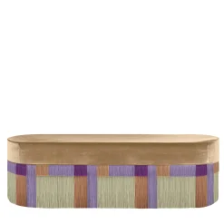 Lorenza Bozzoli Couture Benches<Couture Geometric Wien Polychrome Bench #6