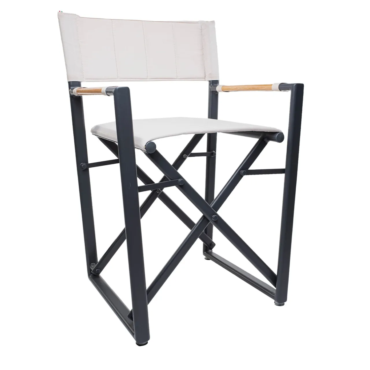 Marricreo Outdoor Chairs & Stools<Cream Aluminum Director Armchair