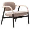 CPRN Homood Lounge Chairs<Cream Leather and Fabric Occasional Armchair