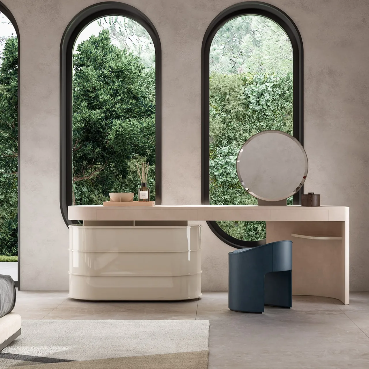 CPRN Homood Vanities<Cream Vanity Desk