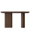 Ultramobili Consoles<Creta Black Walnut With White Arabescato Marble Top Console