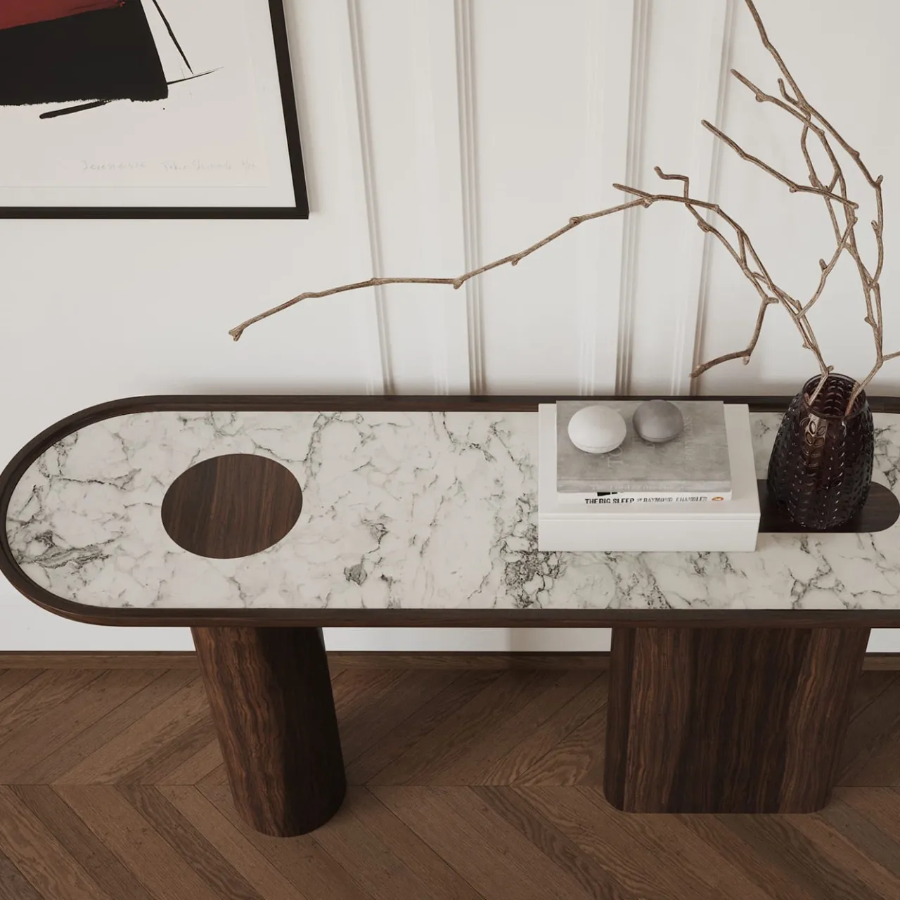 Ultramobili Consoles<Creta Eucalyptus Wood Console