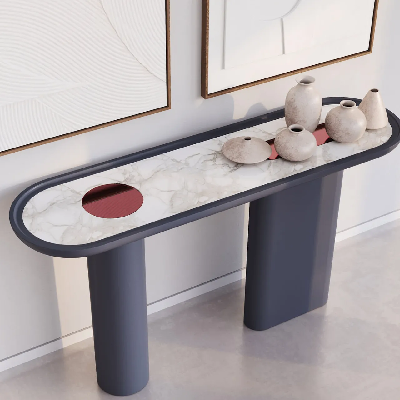 Ultramobili Consoles<Creta Graphite Gray Console