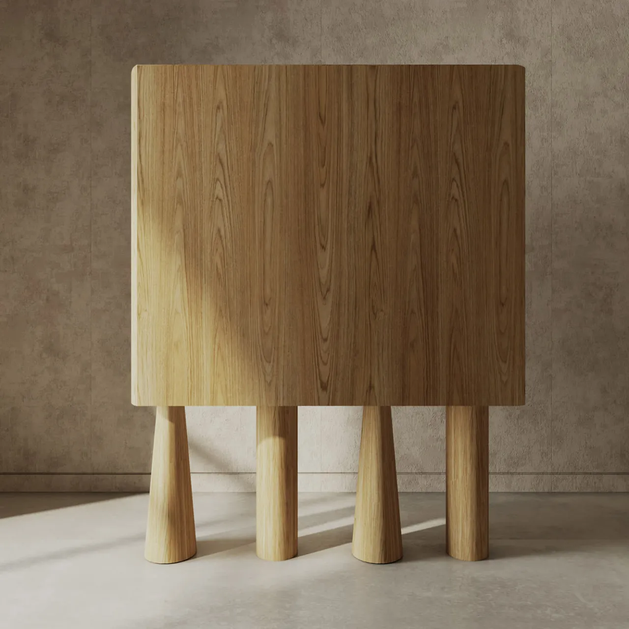 Livio Cioffi Cabinets<Creta Oak & Marble Cabinet